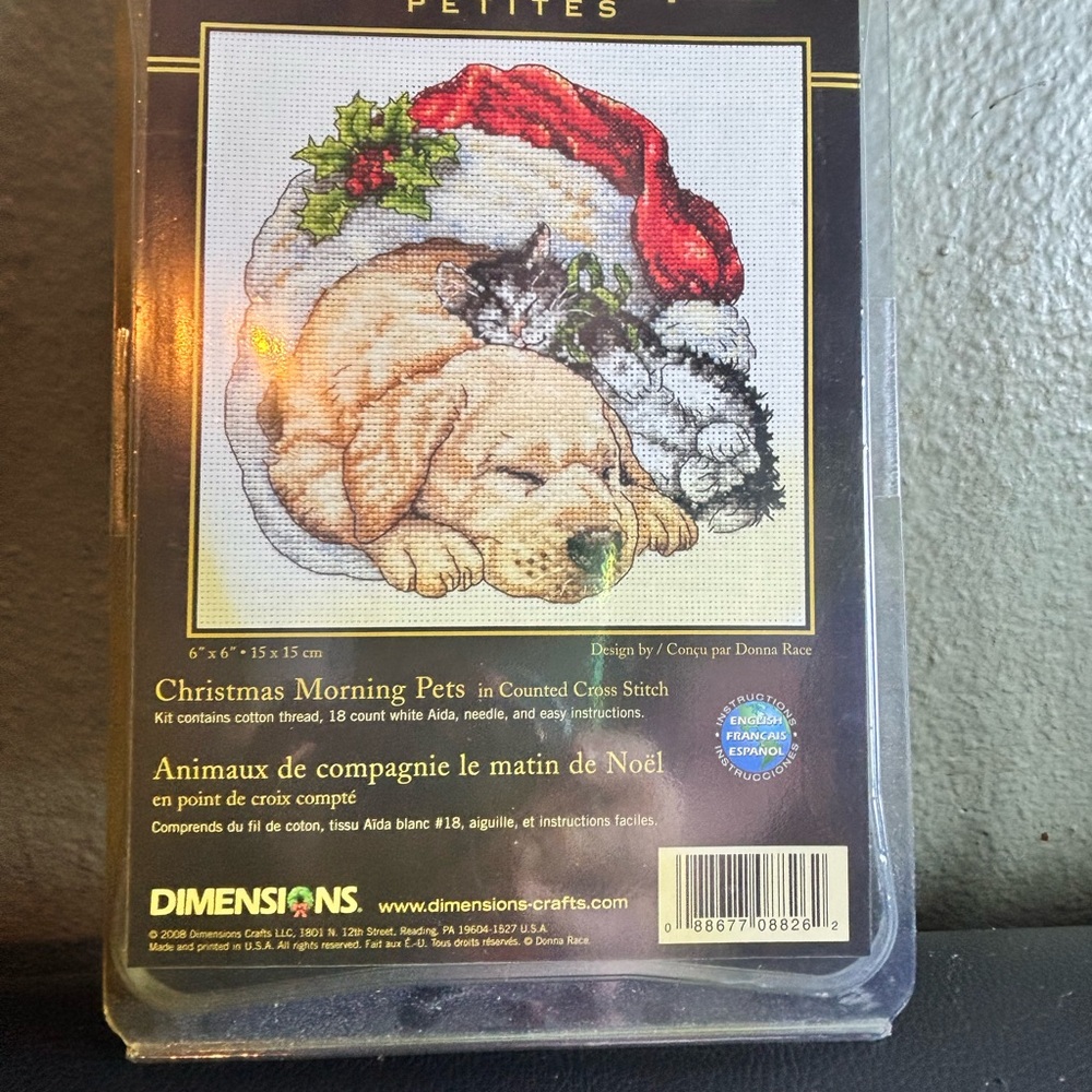 Dimensions Petites
Christmas Morning Pets
Dog Cat Santa Hat